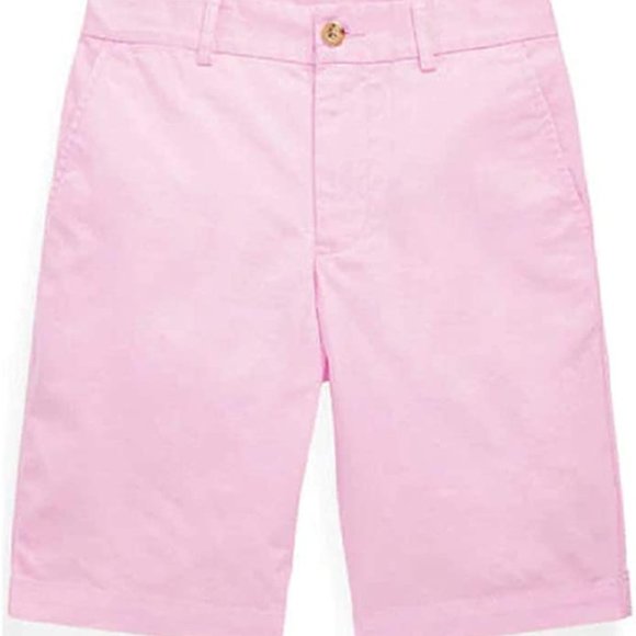 Boys Pale Pink Polo Chino Shorts - Picture 7 of 7